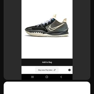 Nike Kyrie irving Low 4 Black Rattan 2021 size 15 new in box